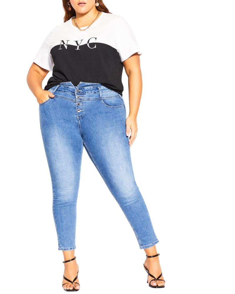 Plus size model wearing  by City Chic | Dia&Co | dia_product_style_image_id:188466